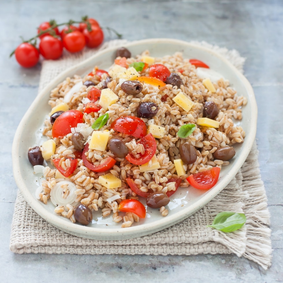 Insalata di farro in pentola a pressione ricetta