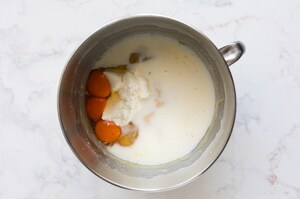 Preparazione Sheet cake alle Pesche e Nettarine dell’Emilia Romagna IGP  - Fase 2