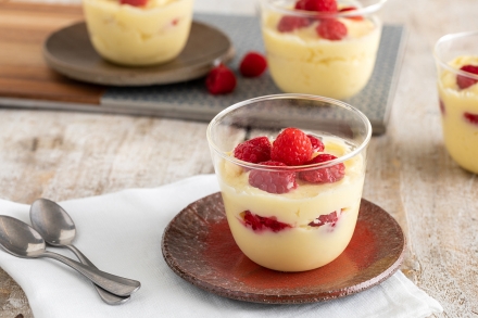 Preparazione Vanilla pudding - Fase 4 Preparazione Vanilla pudding - Fase 4