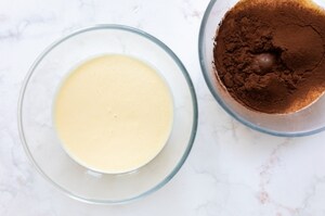 Preparazione Zebra cheesecake - Fase 2