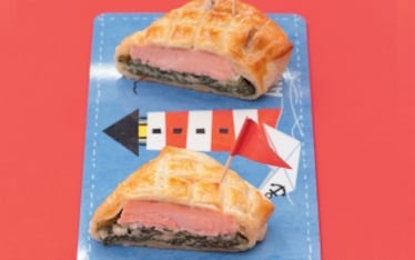 Fagottini di salmone e spinaci 