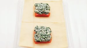 Preparazione Fagottini di salmone e spinaci  - Fase 2