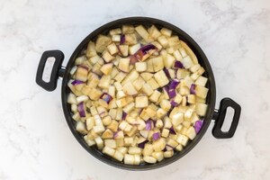 Preparazione Melanzane a funghetto - Fase 1