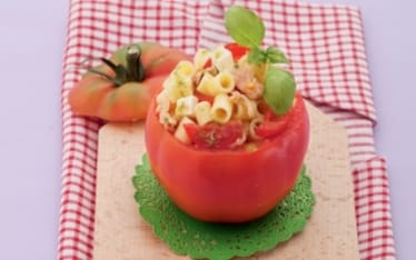 Pomodori ripieni di pasta al tonno e primosale