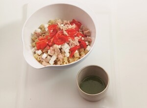 Preparazione Pomodori ripieni di pasta al tonno e primosale - Fase 3