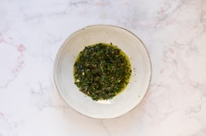 Preparazione Pomodorini con pane croccante - Fase 1