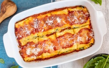 Rotolini di lasagna al forno