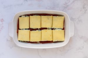 Preparazione Rotolini di lasagna al forno - Fase 4