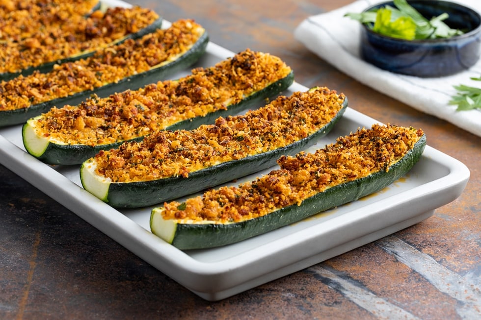 Zucchine ripiene vegetariane ricetta