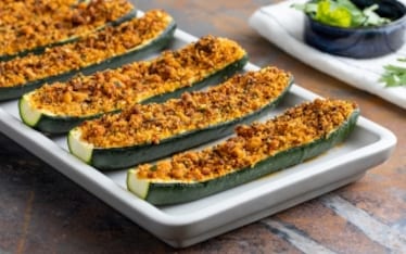 Zucchine ripiene vegetariane