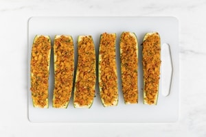 Preparazione Zucchine ripiene vegetariane - Fase 3