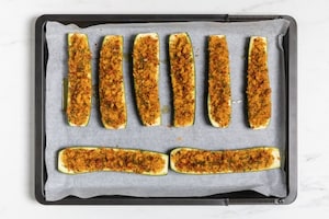 Preparazione Zucchine ripiene vegetariane - Fase 3