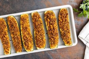 Preparazione Zucchine ripiene vegetariane - Fase 4