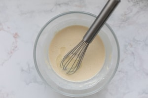 Preparazione Pancake senza uova - Fase 1