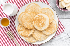 Preparazione Pancake senza uova - Fase 2