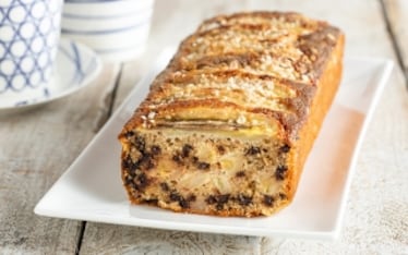 Banana bread al cioccolato