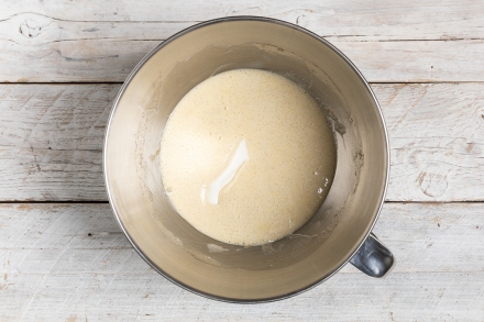 Preparazione Banana bread al cioccolato - Fase 1 Preparazione Banana bread al cioccolato - Fase 1