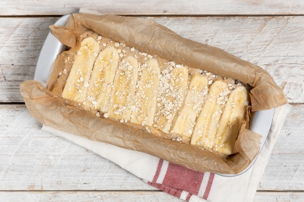 Preparazione Banana bread al cioccolato - Fase 4 Preparazione Banana bread al cioccolato - Fase 4