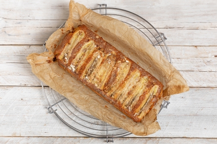 Preparazione Banana bread al cioccolato - Fase 4 Preparazione Banana bread al cioccolato - Fase 4