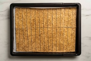 Preparazione Crackers al sesamo con lievito madre - Fase 2