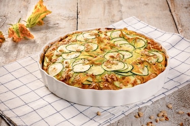 Frittata al forno con zucchine e speck