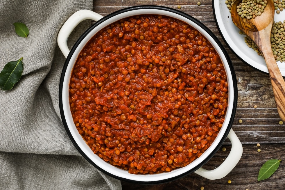 Ragù di lenticchie ricetta