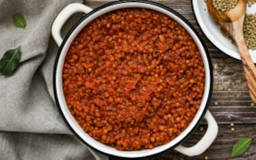 Ragù di lenticchie