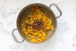 Preparazione Ragù di lenticchie - Fase 2