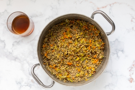 Preparazione Ragù di lenticchie - Fase 2