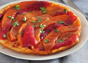 Preparazione Tatin di zucca e peperoni allo zenzero - Fase 2