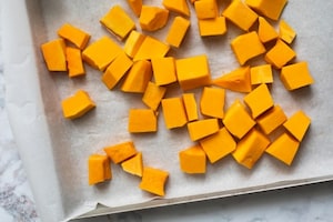 Preparazione Torta di zucca e amaretti - Fase 1