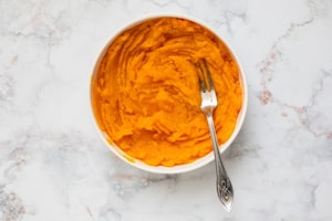 Preparazione Torta di zucca e amaretti - Fase 1