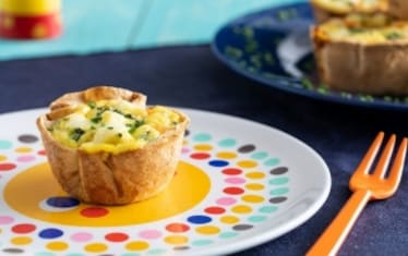 Frittatine nelle tortillas