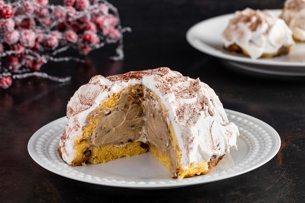 Ricetta Mini Zuccotti Di Panettone Con Crema Pasticcera Al Caffe Cucchiaio D Argento