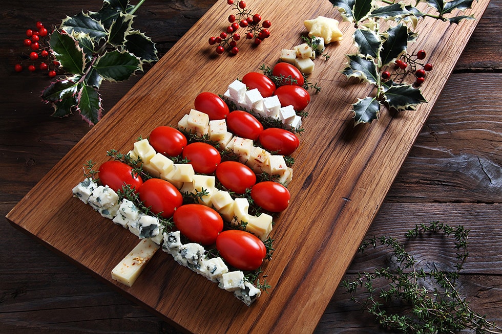 Albero di Natale ai formaggi ricetta