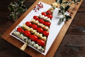 Preparazione Albero di Natale ai formaggi - Fase 2