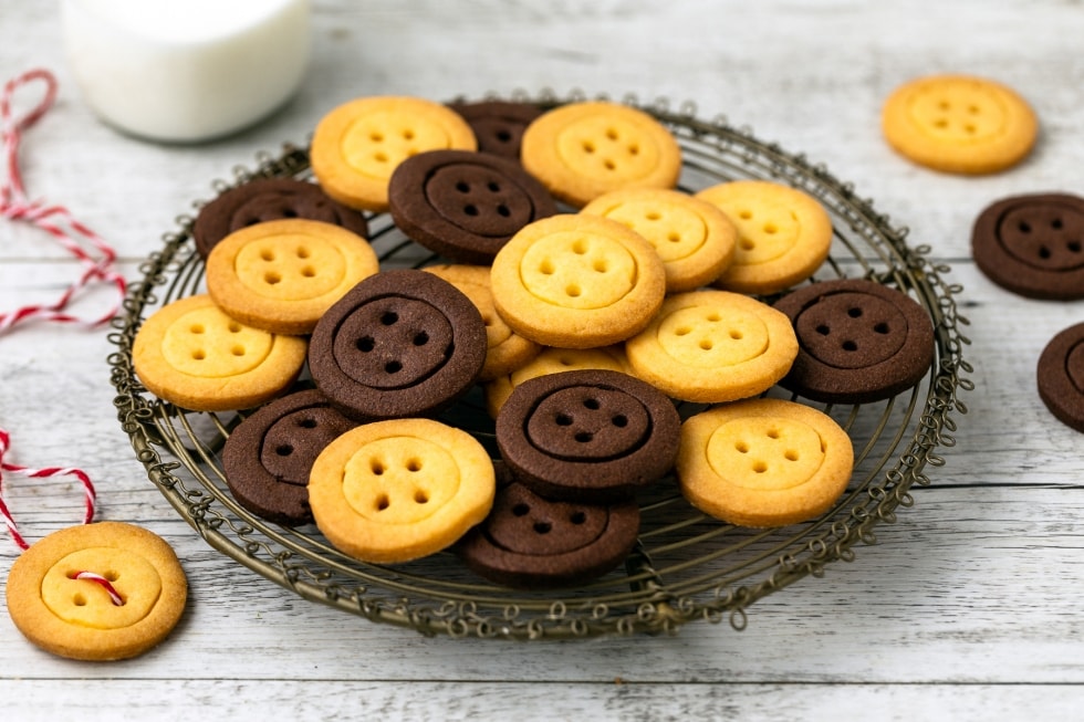 Biscotti a forma di bottone ricetta