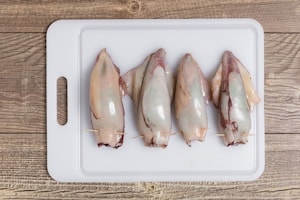 Preparazione Calamari ripieni con pisellini - Fase 3