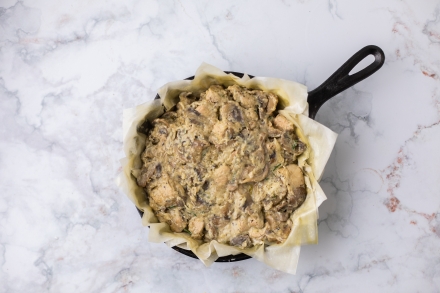 Preparazione Chicken pie - Fase 4 Preparazione Chicken pie - Fase 4