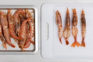 Preparazione Gamberoni gratinati al forno - Fase 1