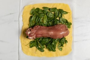 Preparazione Tronchetto di zampone in crosta di puré - Fase 2