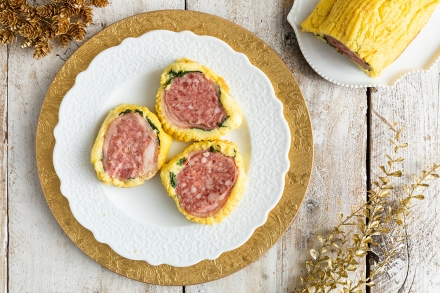 Preparazione Tronchetto di zampone in crosta di puré - Fase 4 Preparazione Tronchetto di zampone in crosta di puré - Fase 4