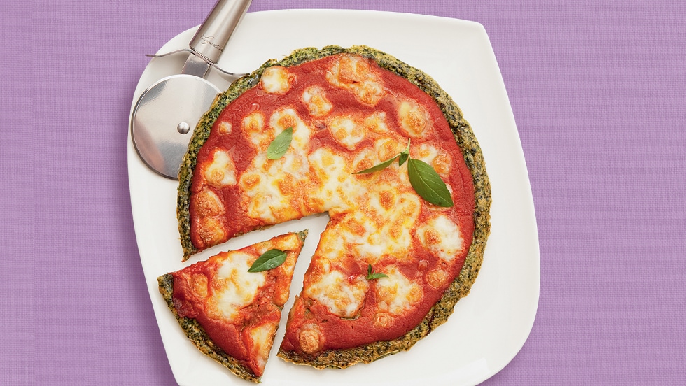 Frittapizza margherita agli spinaci ricetta