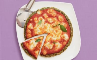 Frittapizza margherita agli spinaci