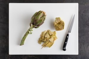 Preparazione Insalata di carciofi - Fase 1