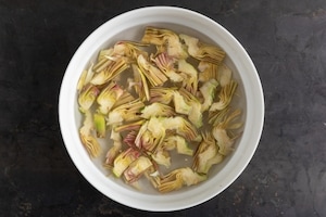 Preparazione Insalata di carciofi - Fase 1