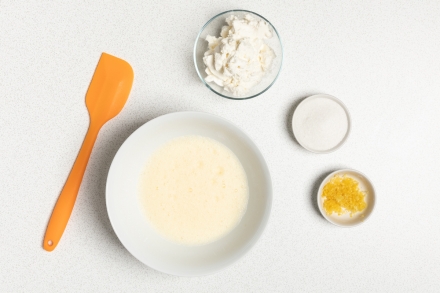 Preparazione Pancake alla ricotta  - Fase 2 Preparazione Pancake alla ricotta  - Fase 2