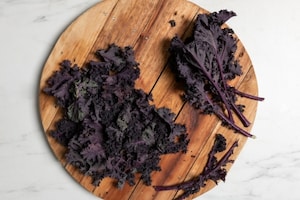 Preparazione Cavolo riccio viola in padella  - Fase 1