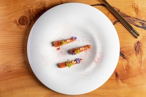 Preparazione Gamberi ubriachi con pinoli e salsa di soia - Fase 3