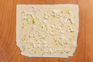 Preparazione Pancake cinesi al cipollotto - Fase 2